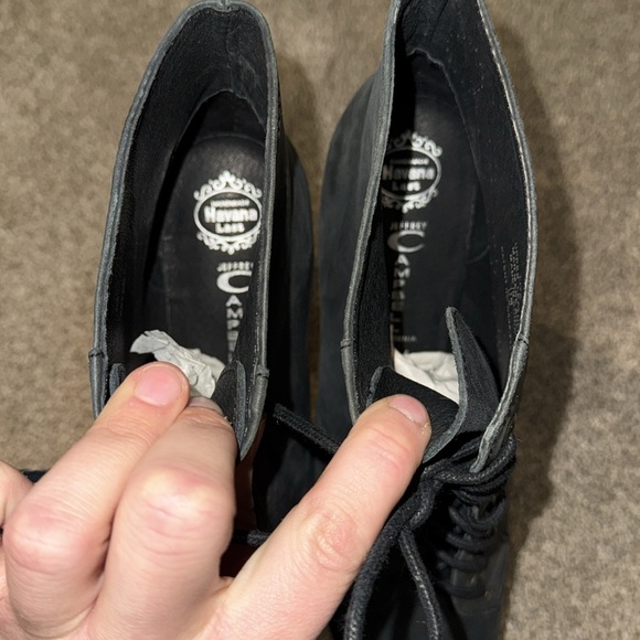 Lita Jeffrey Campbelle Platform Black Leather Boots - Picture 4 of 13